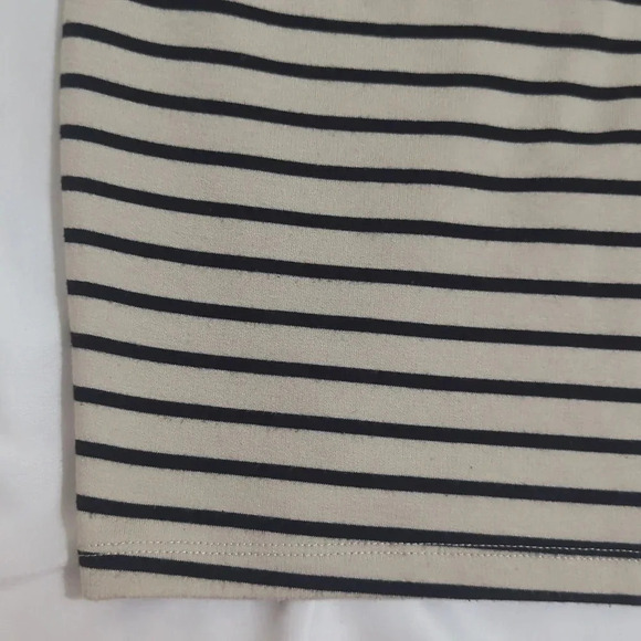 BDG Striped Pencil Mini Skirt w/ Pockets, Color Cream/Black Size S - Picture 4 of 11